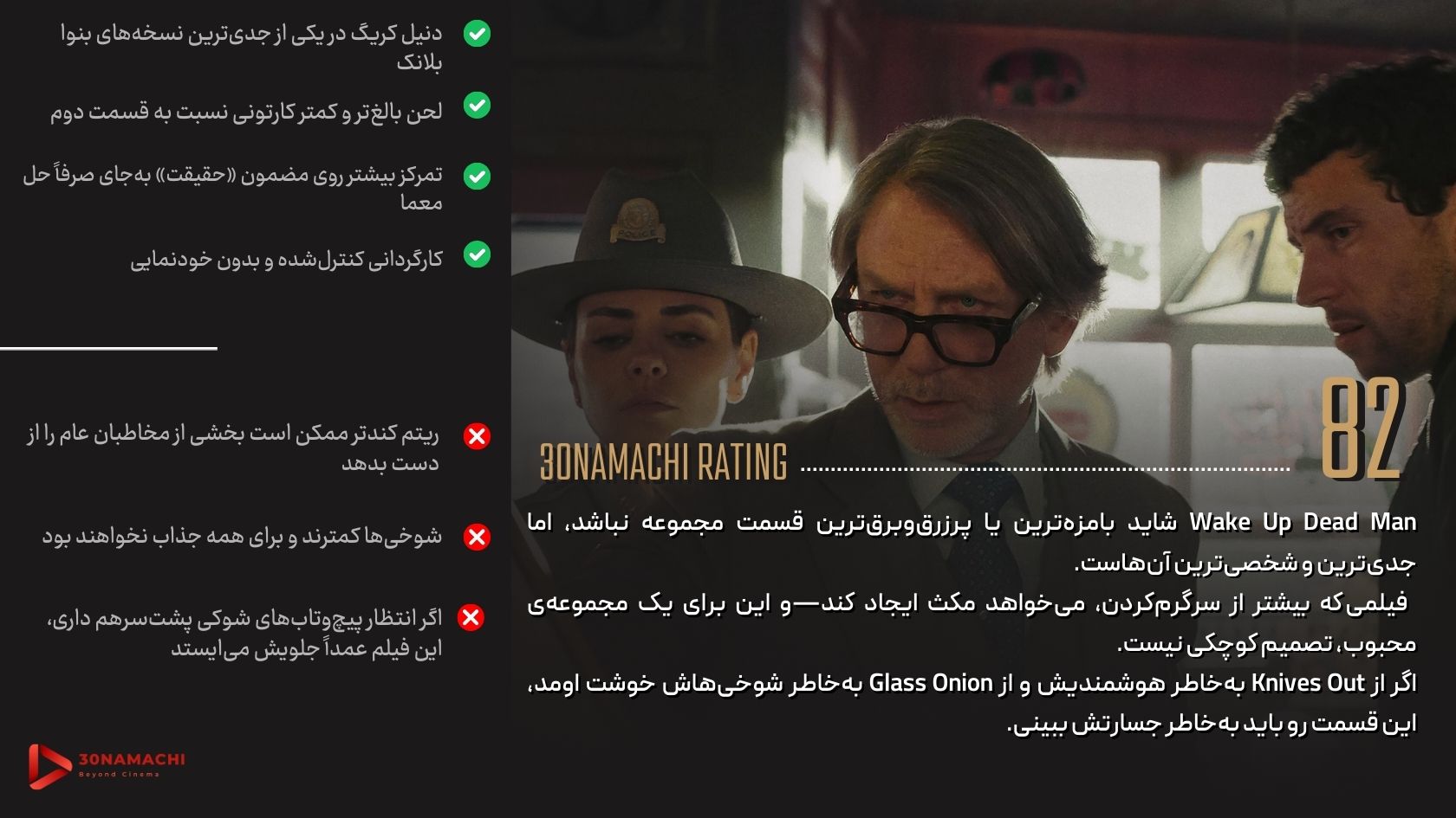 پوستر نقد و بررسی فیلم Wake Up Dead Man: A Knives Out Mystery 2025 (Knives Out 3) | چاقوکشی 3 - سینماچی نقد و بررسی فیلم Wake Up Dead Man: A Knives Out Mystery 2025 (Knives Out 3) | چاقوکشی 3